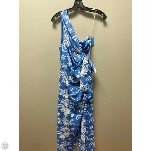 Dress Casual Maxi By Entro In Blue & White, Size: M