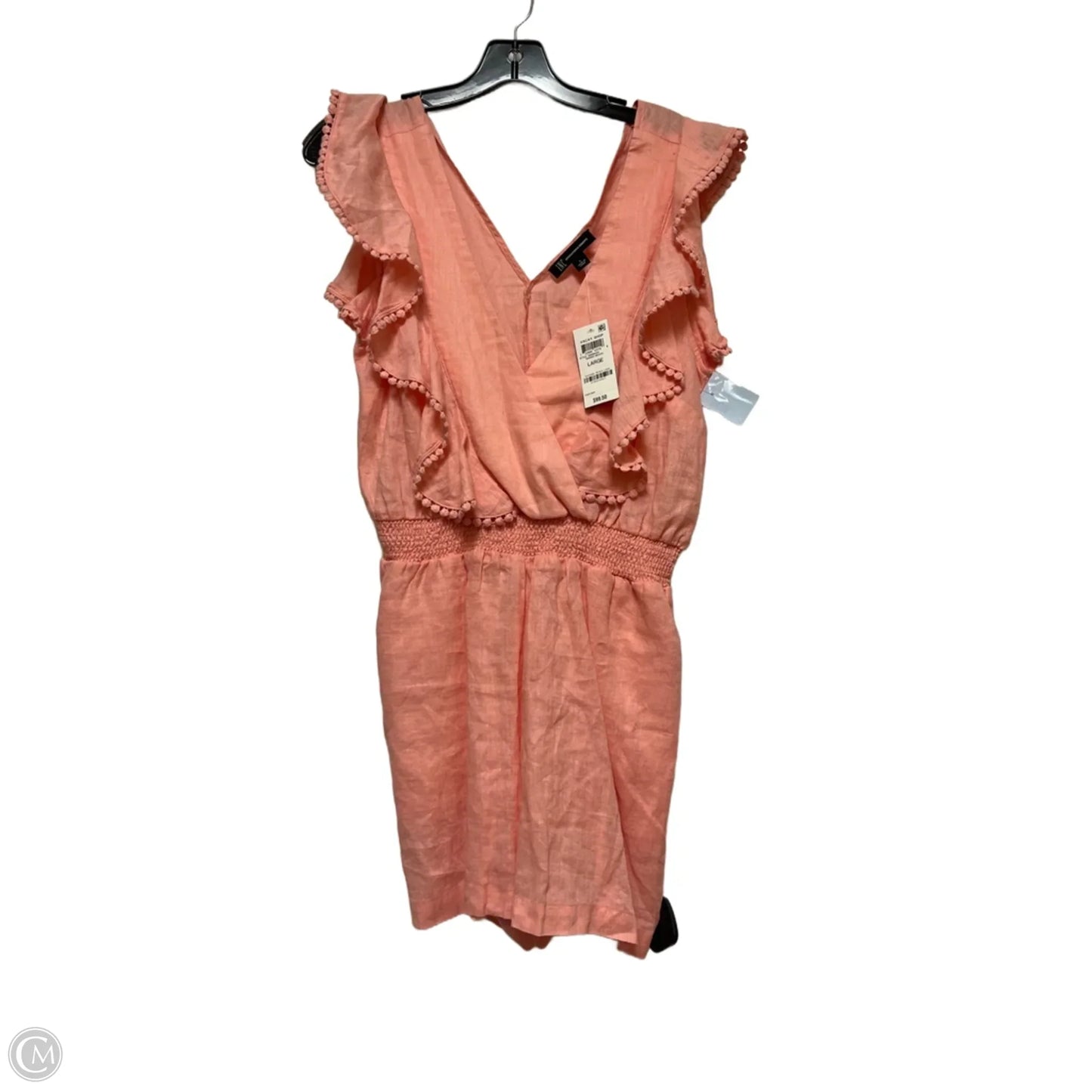 Romper By Inc In Peach, Size: L