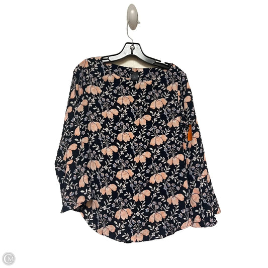 Top Long Sleeve By Ann Taylor In Floral Print, Size: Xs