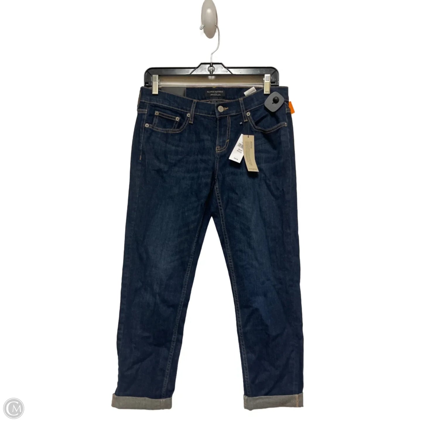 Jeans Boyfriend By Banana Republic In Blue Denim, Size: 2