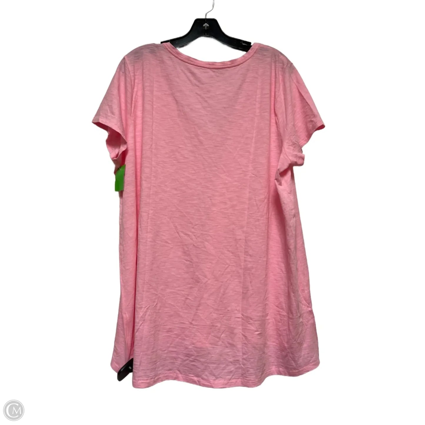 Top Short Sleeve Designer By Lilly Pulitzer In Pink, Size: 2x