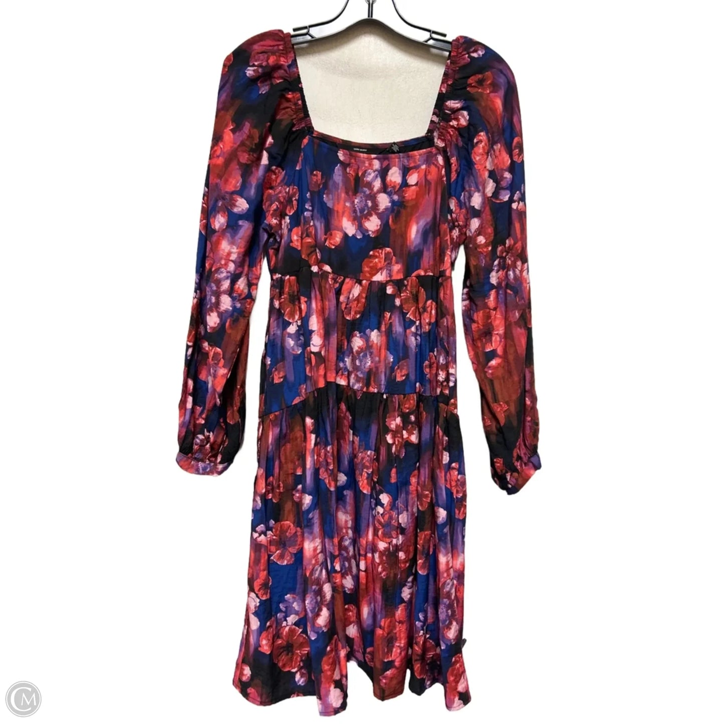 Dress Casual Short By Vero Moda In Black & Purple, Size: S