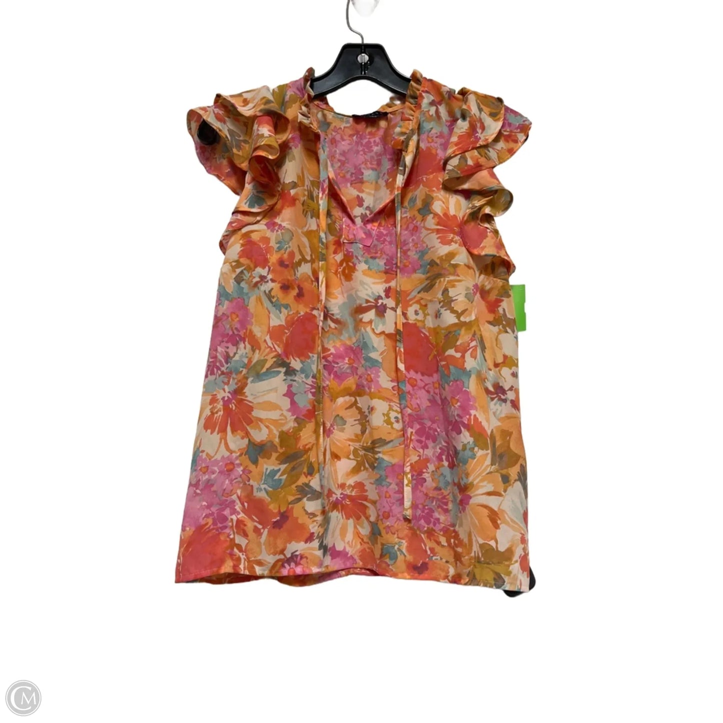 Top Sleeveless By 1.state In Floral Print, Size: S