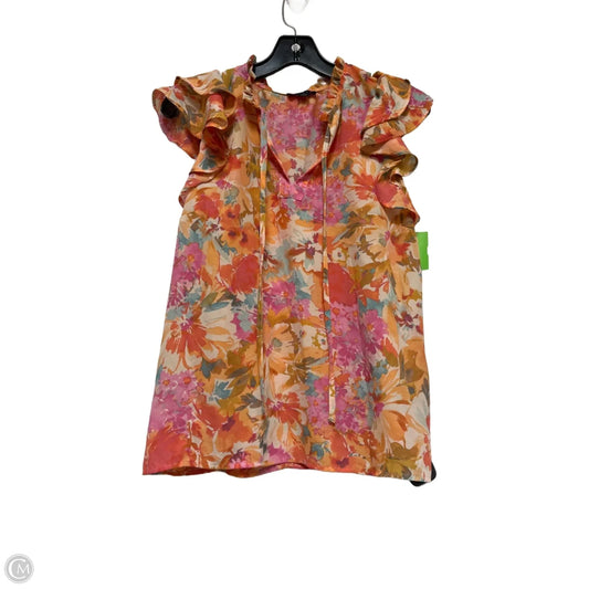 Top Sleeveless By 1.state In Floral Print, Size: S