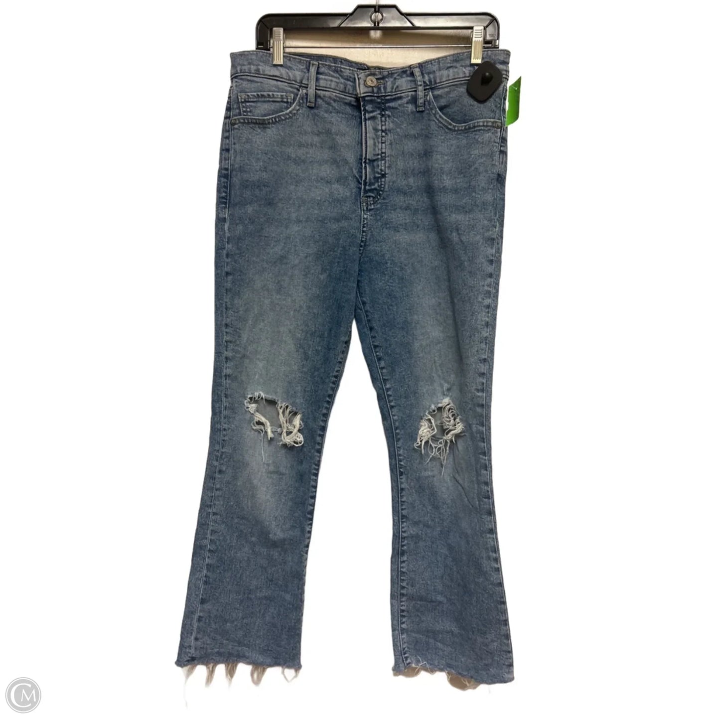 Jeans Flared By Express In Blue Denim, Size: 10