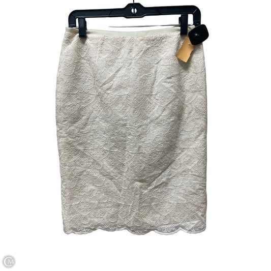 Skirt Designer By Tory Burch In Cream, Size: 2