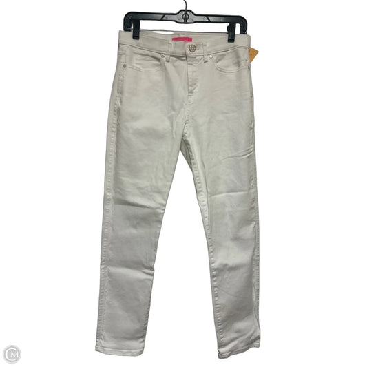 Jeans Designer By Lilly Pulitzer In White, Size: 10