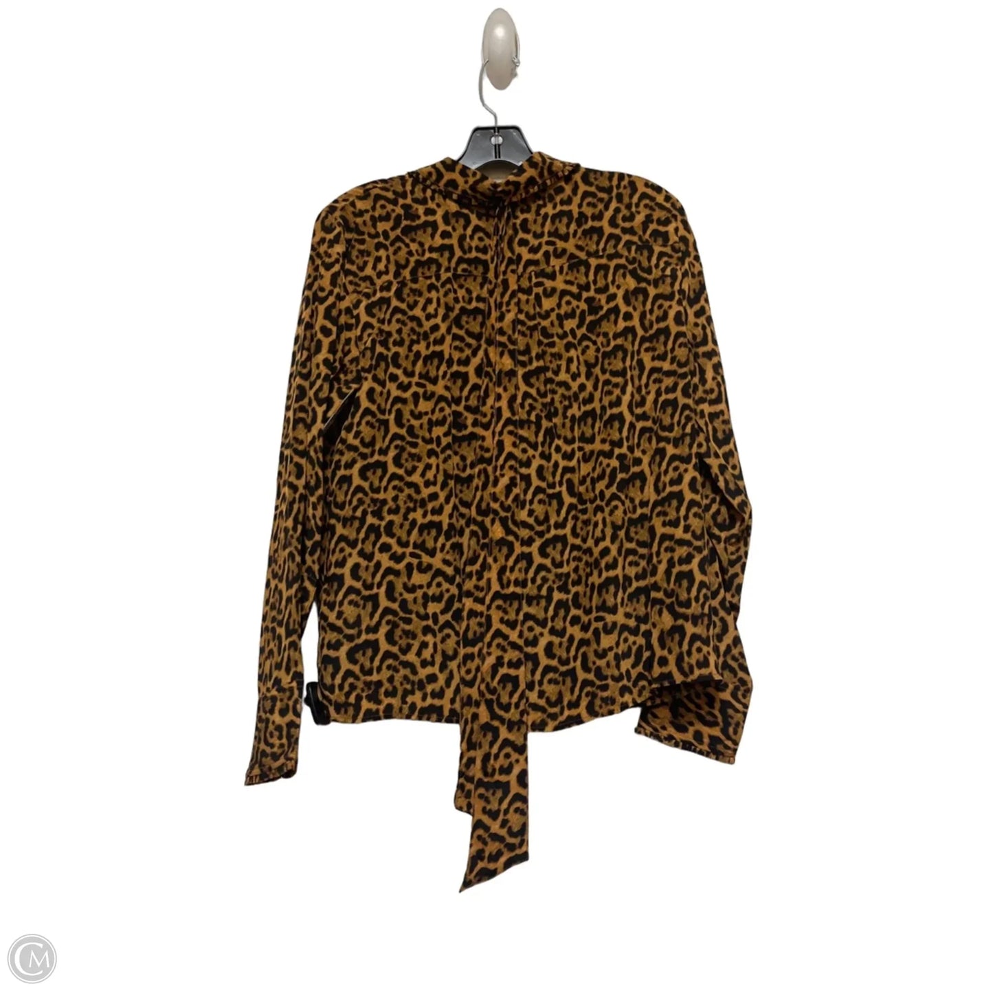 Top Long Sleeve By J. Crew In Animal Print, Size: M