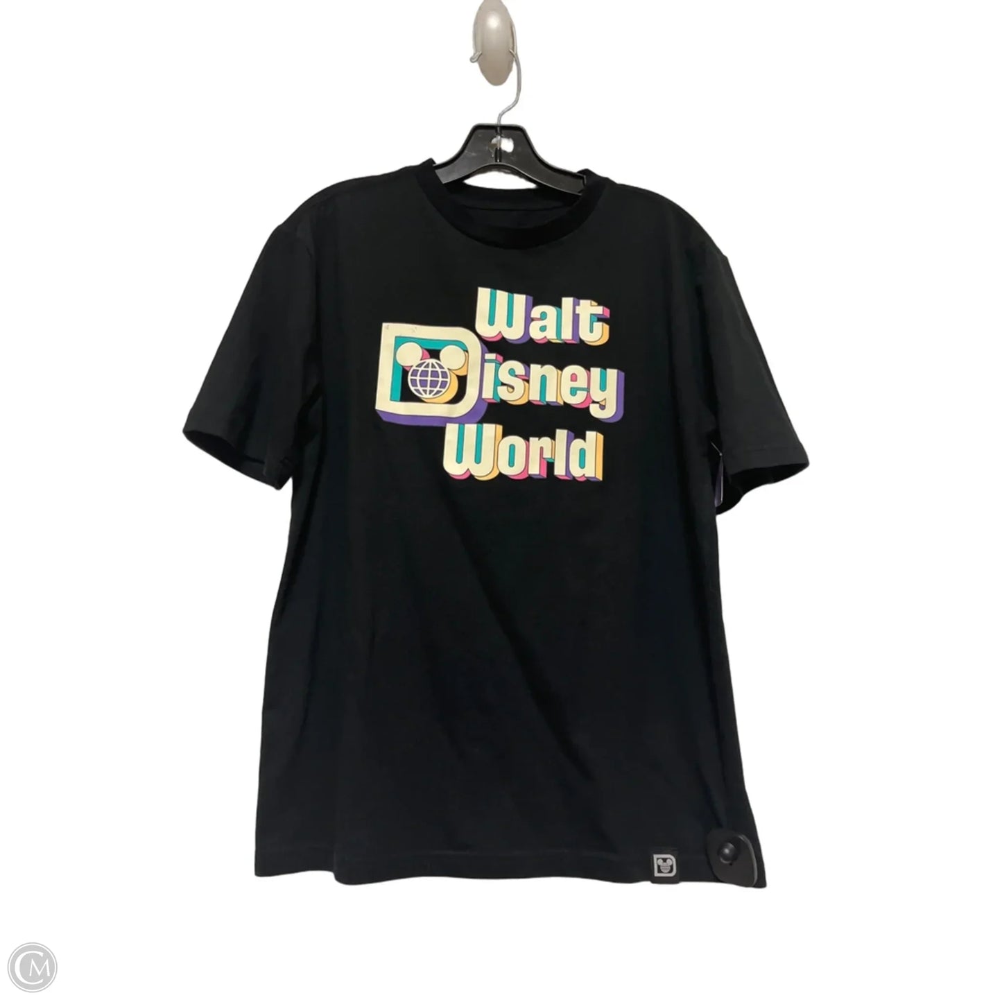 Top Short Sleeve Basic By Disney Store In Black, Size: S