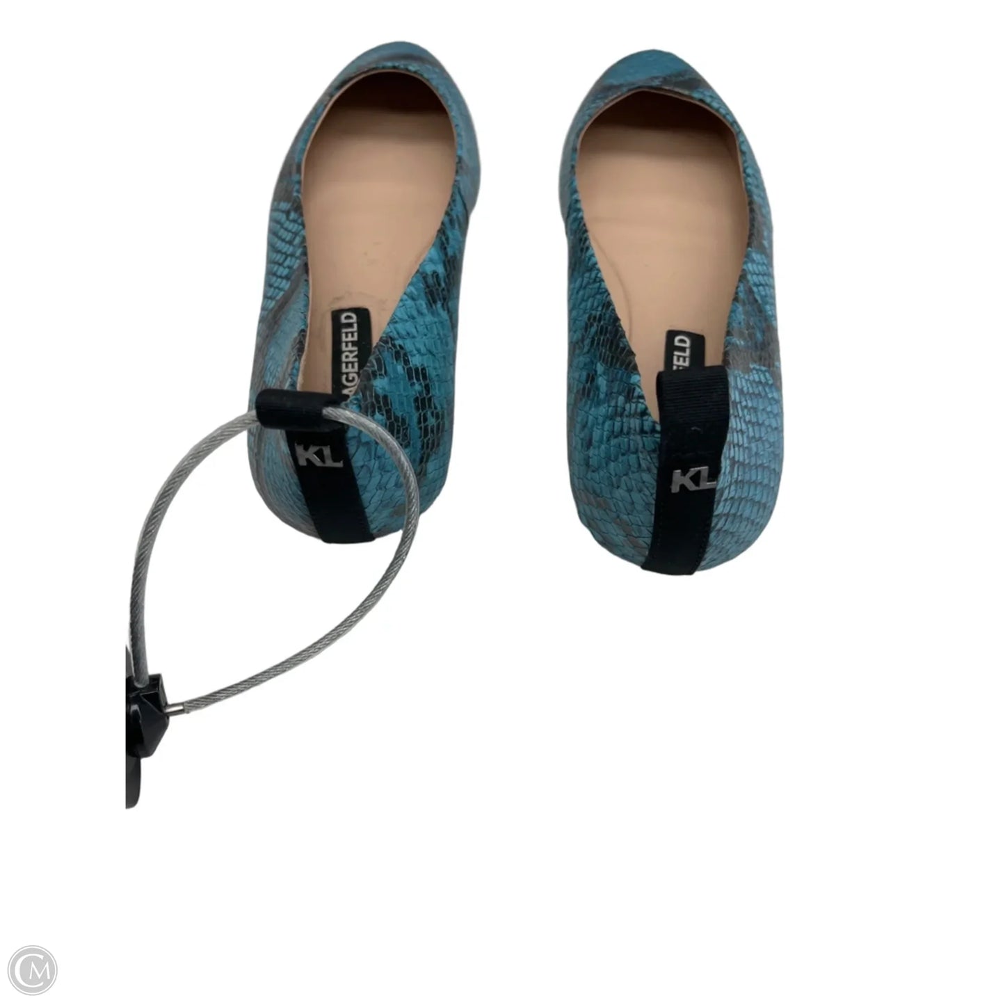 Shoes Designer By Karl Lagerfeld In Snakeskin Print, Size: 6.5