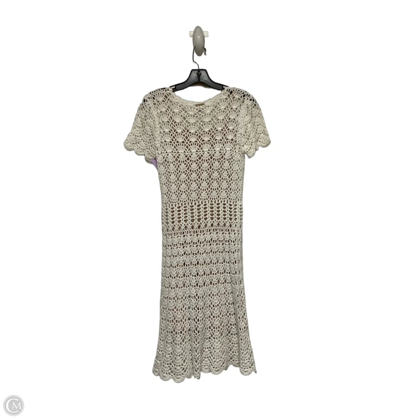 Dress Casual Short By Michael By Michael Kors In Tan & White, Size: M