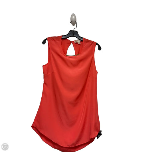 Top Sleeveless By Michael By Michael Kors In Orange, Size: Xs