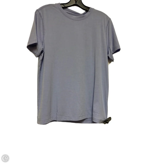 Athletic Top Short Sleeve By Merrell In Purple, Size: M