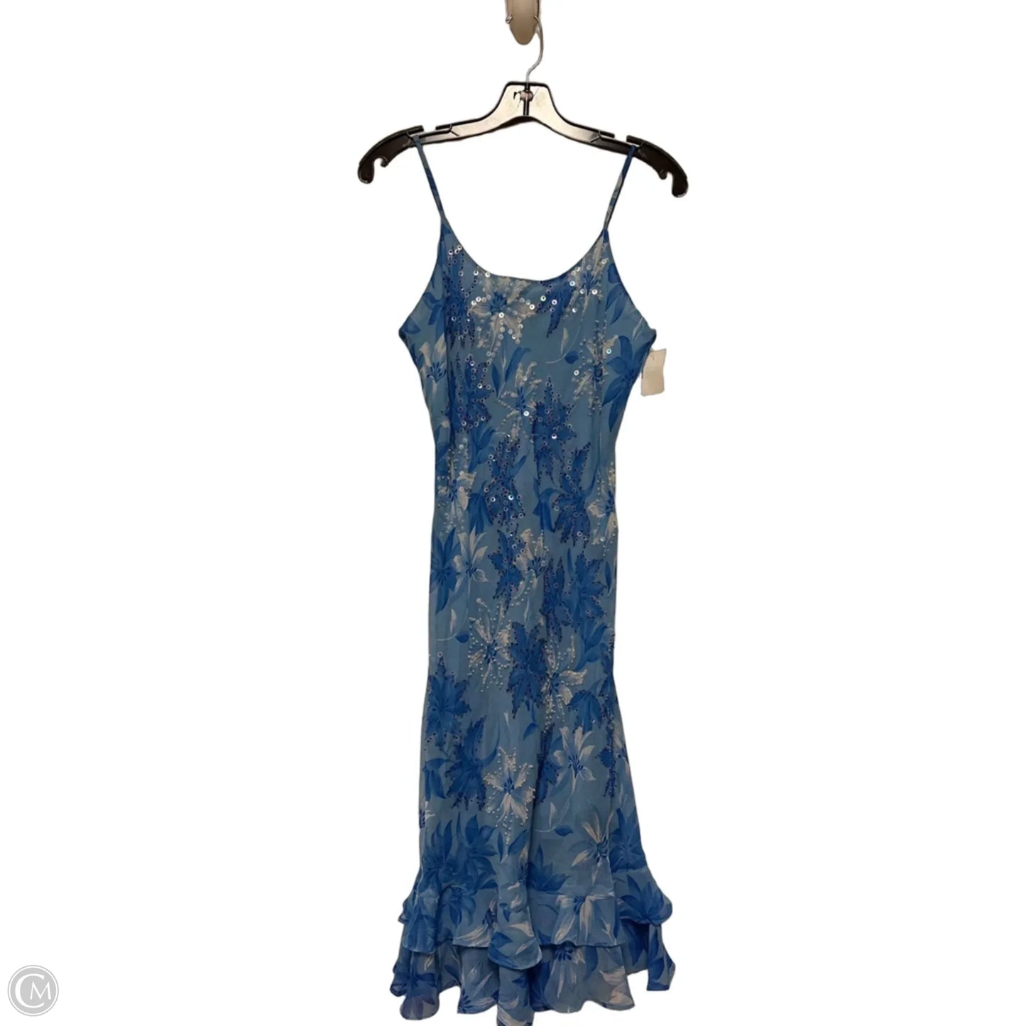 Dress Casual Midi By Clothes Mentor In Blue, Size: M
