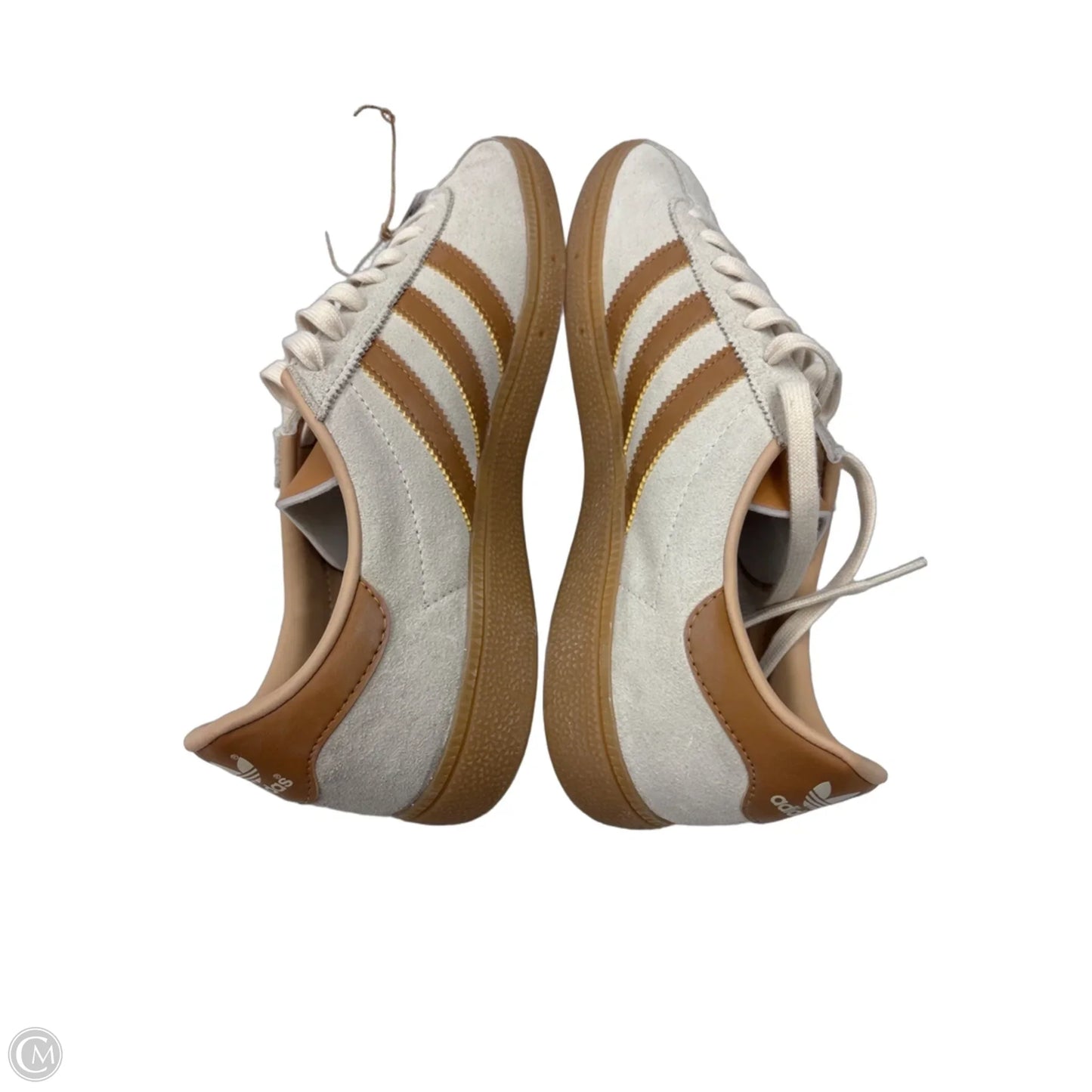 Shoes Sneakers By Adidas In Brown & Tan, Size: 10