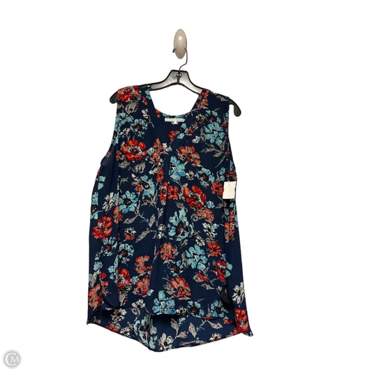 Top Sleeveless By Violet And Claire In Floral Print, Size: Xl
