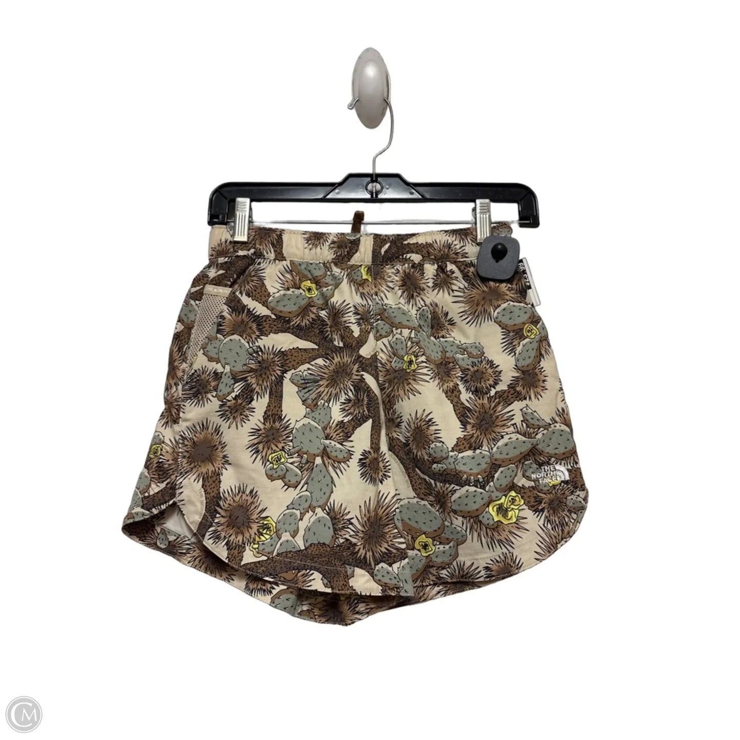 Athletic Shorts By The North Face In Green & Tan, Size: Xs