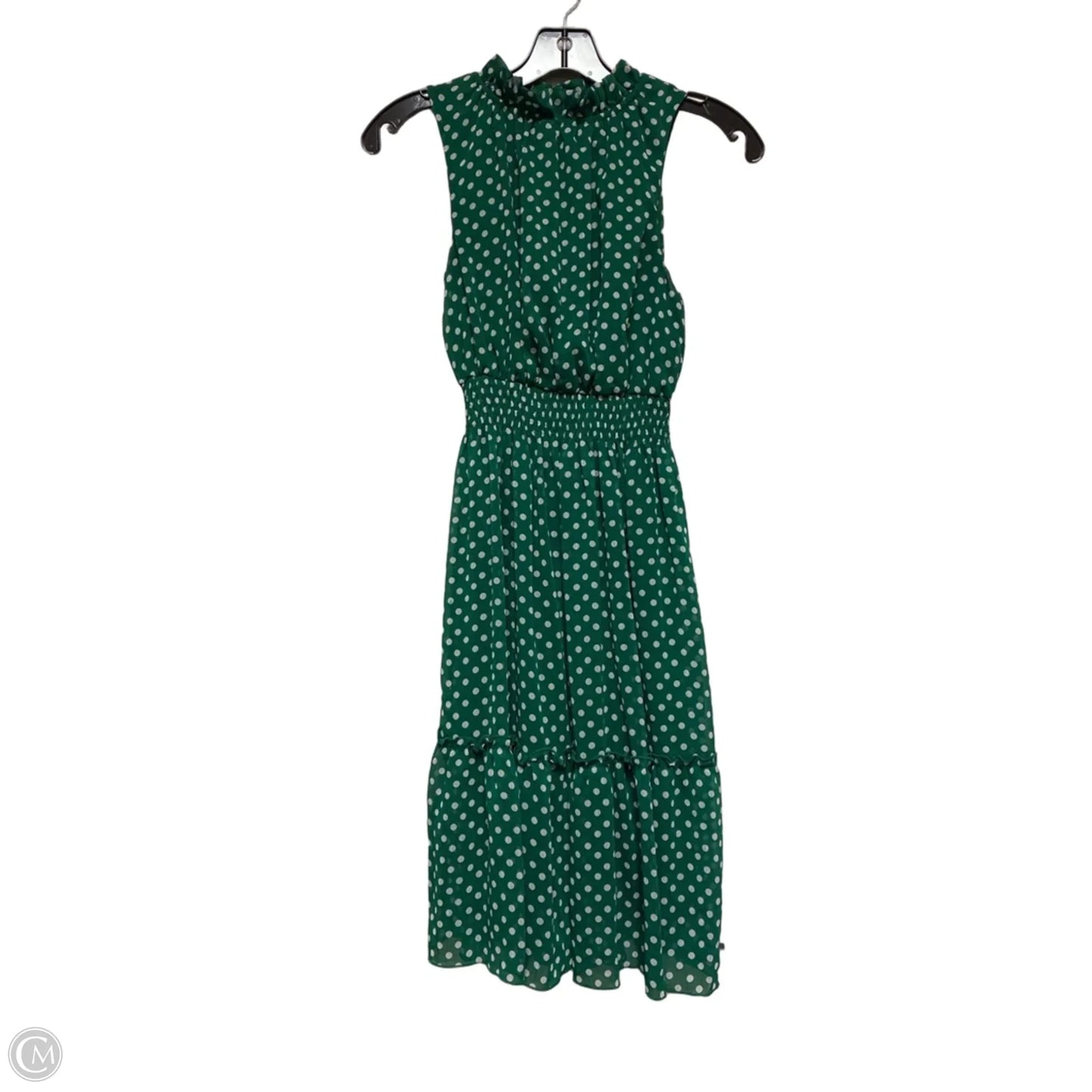 Dress Casual Midi By Enfocus In Polkadot Pattern, Size: S