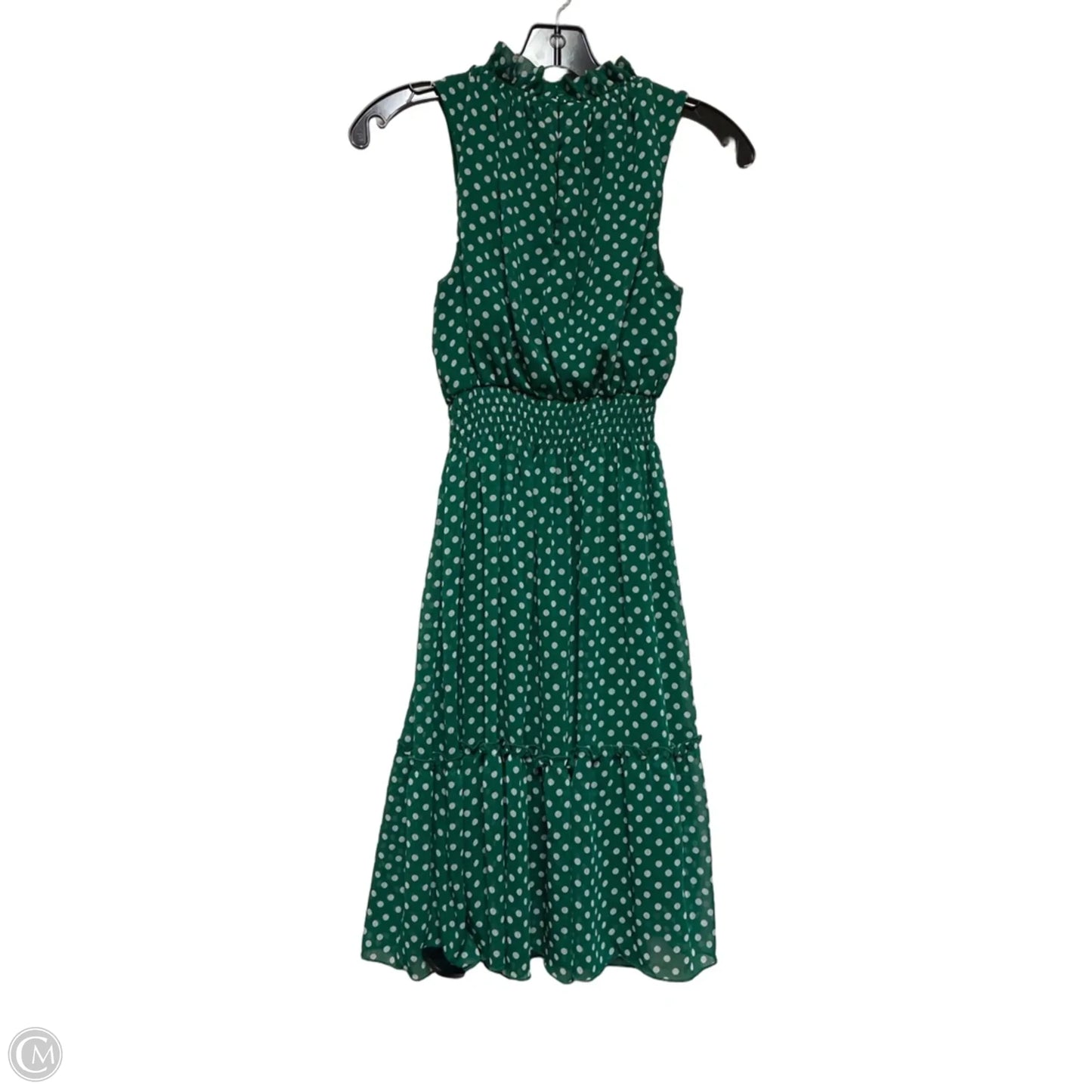 Dress Casual Midi By Enfocus In Polkadot Pattern, Size: S