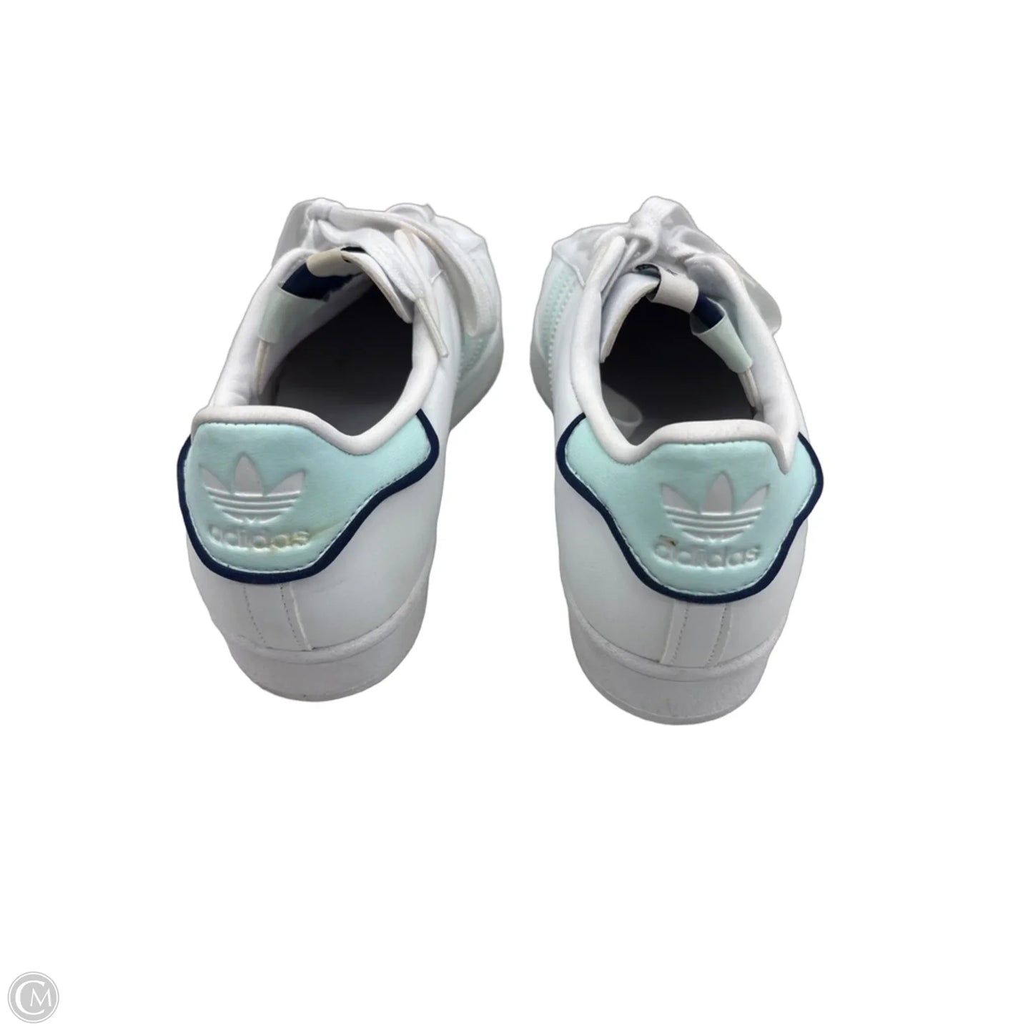 Shoes Sneakers By Adidas In Green & White, Size: 9.5