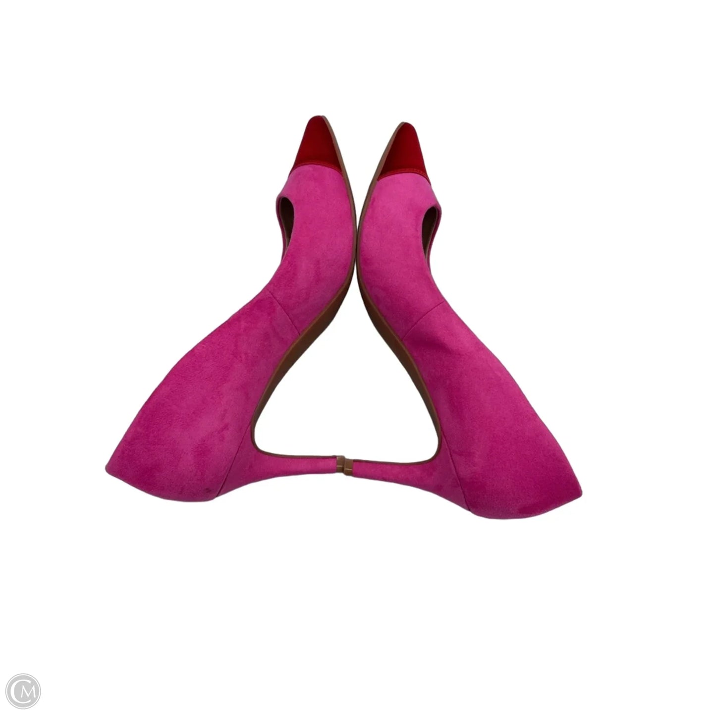 Shoes Heels Kitten By On 34th In Pink & Red, Size: 9