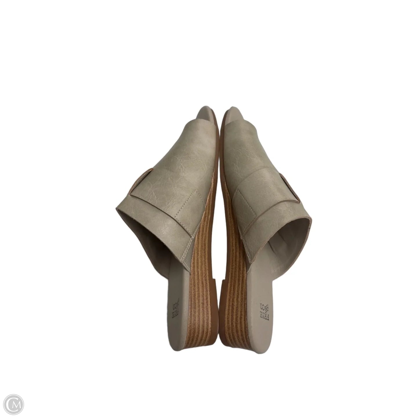 Sandals Flats By Frye And Co In Tan, Size: 7.5