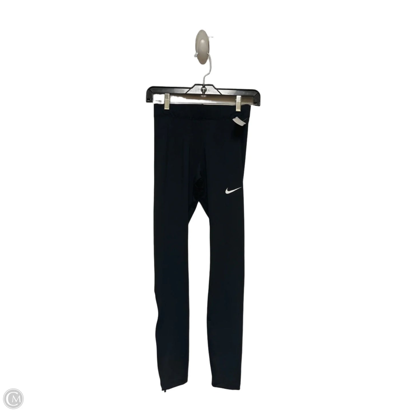 Athletic Leggings By Nike Apparel In Black, Size: Xs