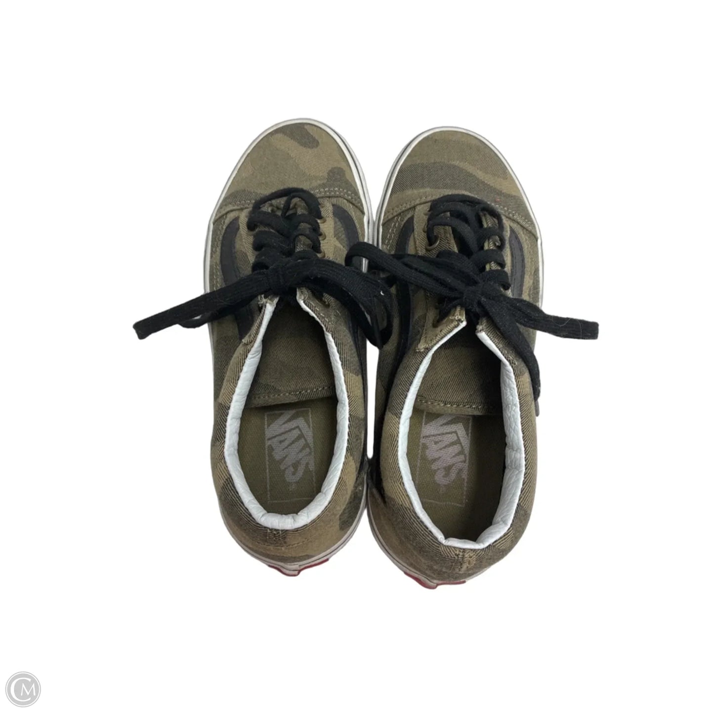 Shoes Sneakers By Vans In Camouflage Print, Size: 8