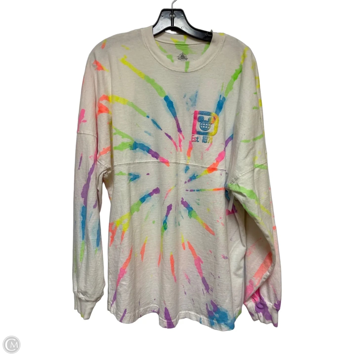 Top Long Sleeve By Disney Store In Tie Dye Print, Size: M