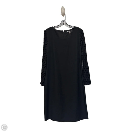 Dress Designer By Karl Lagerfeld In Black, Size: Xl