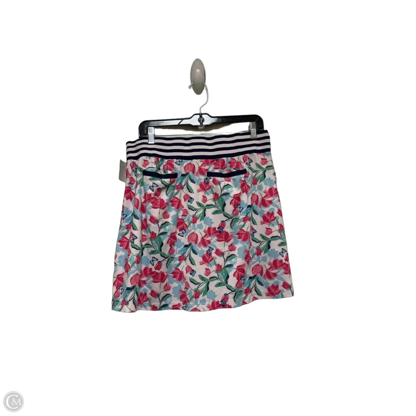 Athletic Skort By Callaway In Floral Print, Size: L