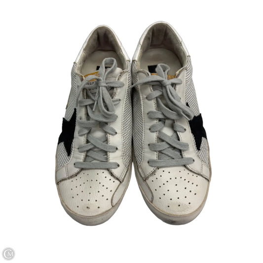 Shoes Luxury Designer By Golden Goose In Black & White, Size: 8