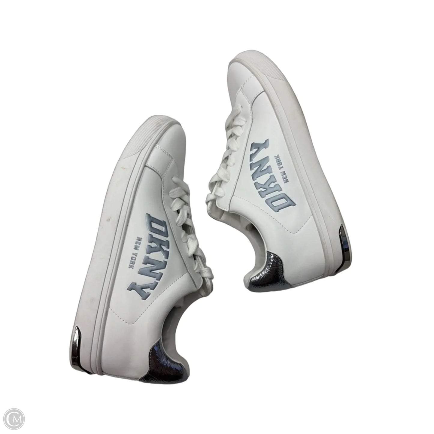Shoes Sneakers By Dkny In White, Size: 7.5