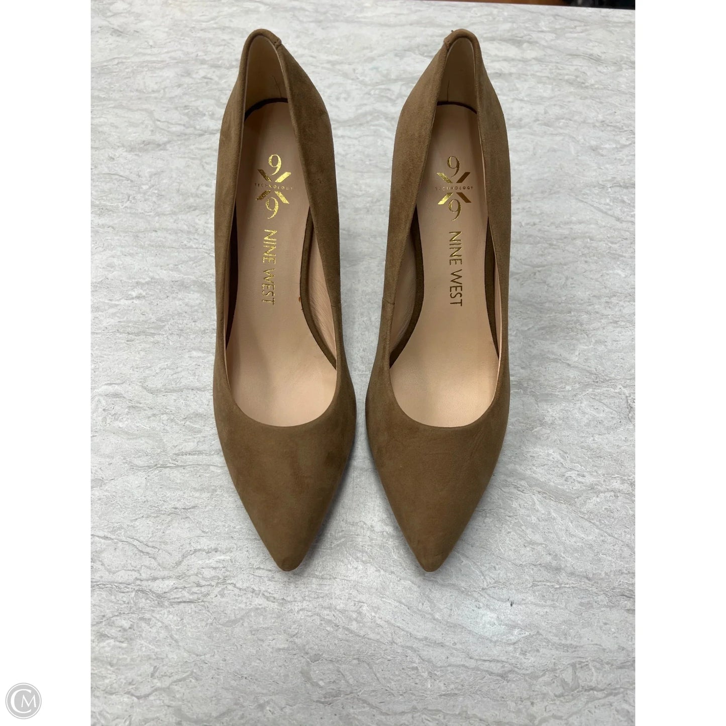 Shoes Heels Block By Nine West In Tan, Size: 6.5