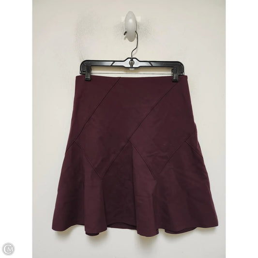 Skirt Mini & Short By White House Black Market In Maroon, Size: 2