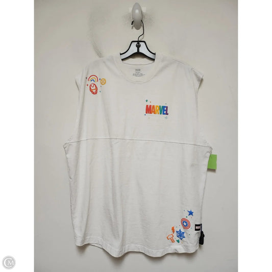 Top Sleeveless By Walt Disney In Rainbow Print, Size: L