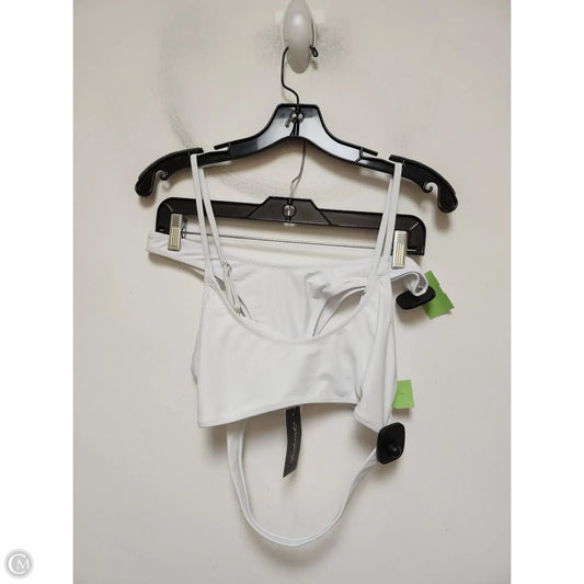 Swimsuit 2pc By Clothes Mentor In White, Size: L