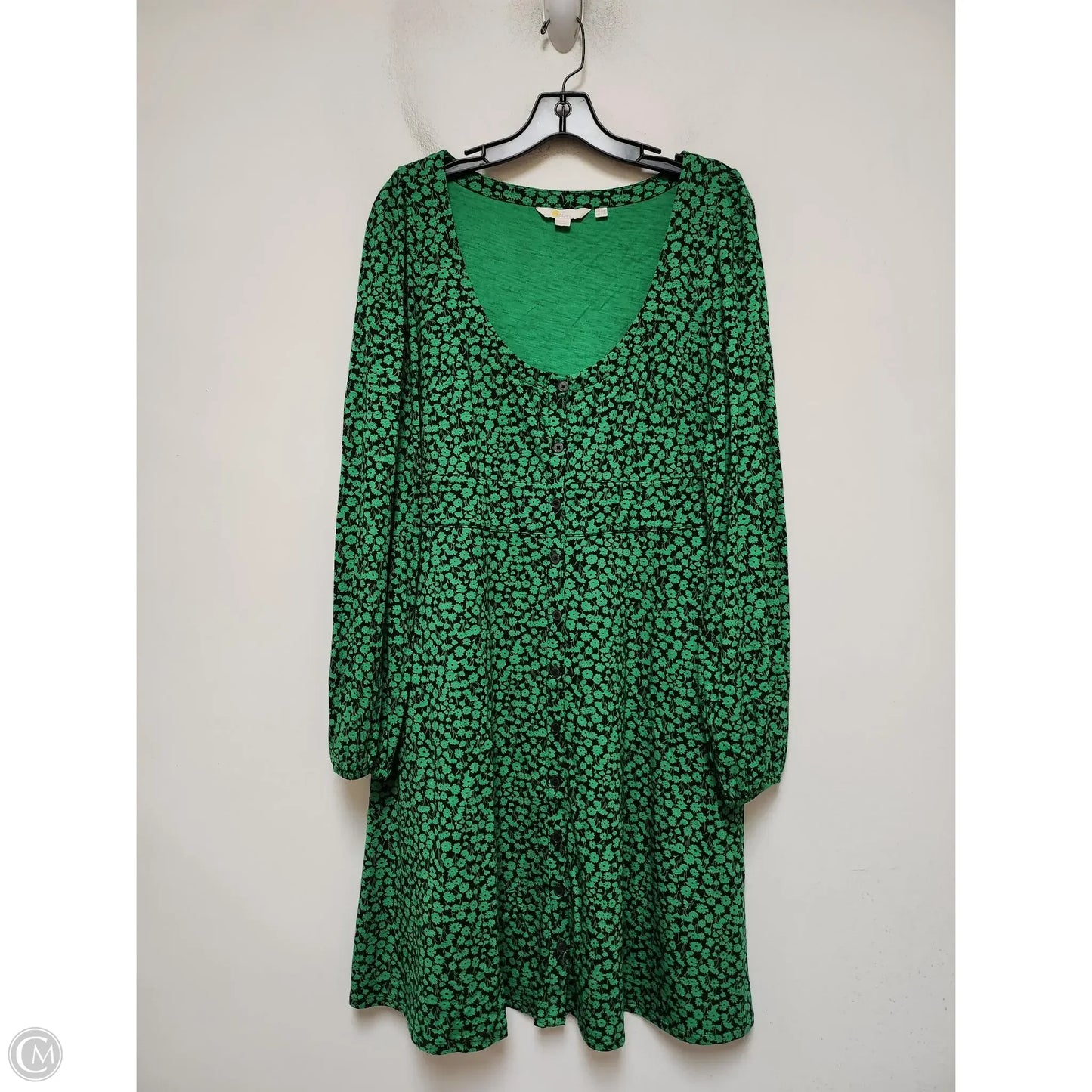 Dress Casual Short By Boden In Black & Green, Size: L