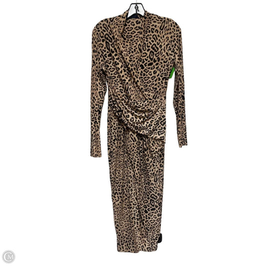 Dress Casual Midi By Rachel Roy In Animal Print, Size: M