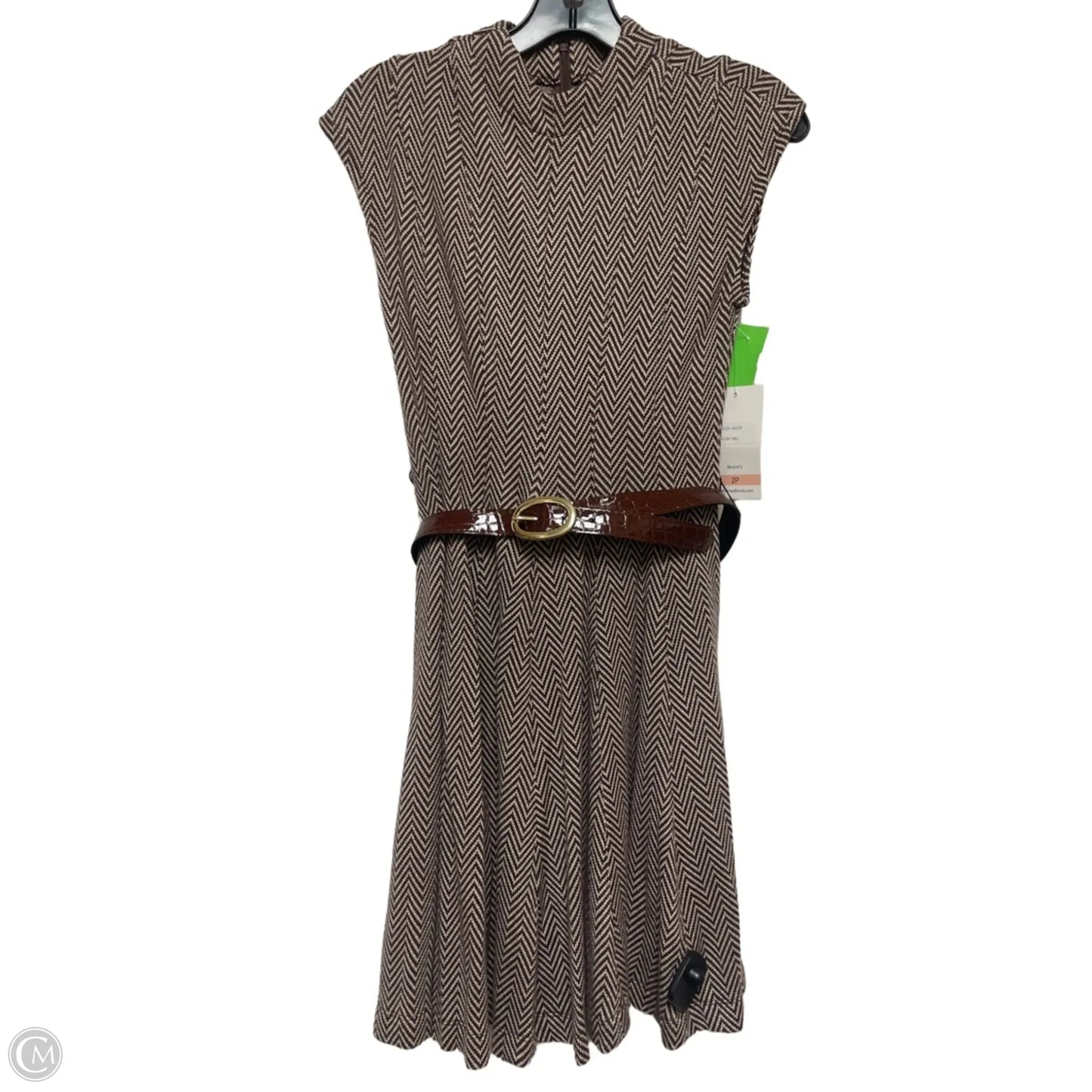 Dress Casual Short By Taylor In Brown, Size: Xs