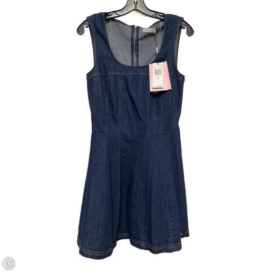 Dress Casual Short By Avec Les Filles In Blue Denim, Size: S