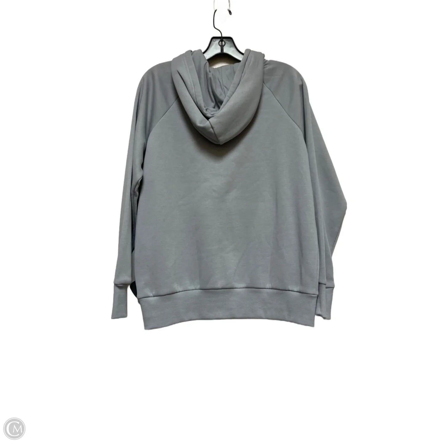Sweatshirt Hoodie By Under Armour In Grey, Size: S