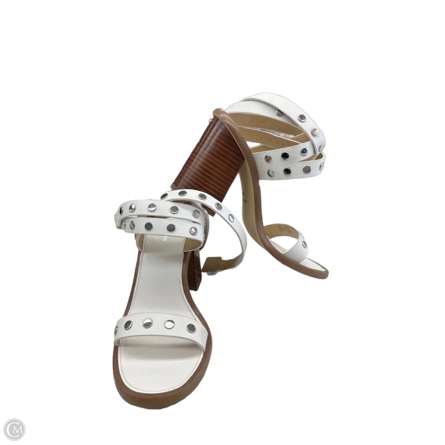 Sandals Designer By Michael Kors In White, Size: 6
