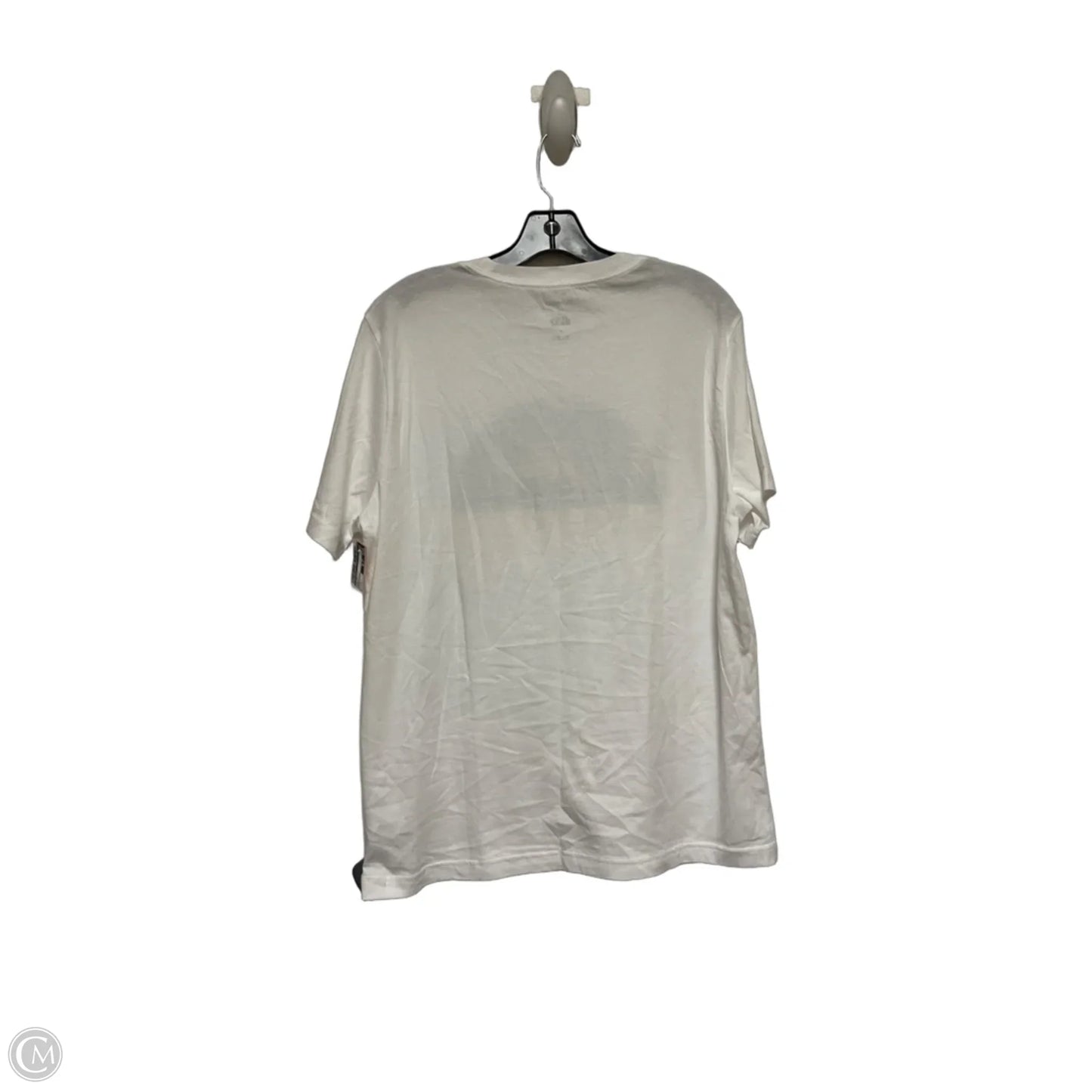 Top Short Sleeve By Old Navy In White, Size: M