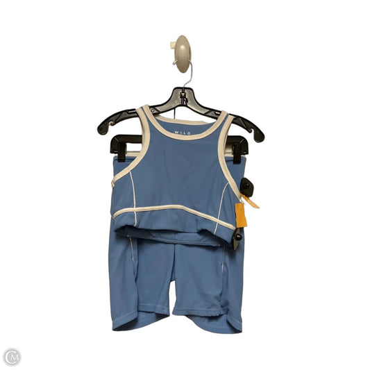 Athletic Shorts 2pc By Wilo In Blue & White, Size: M