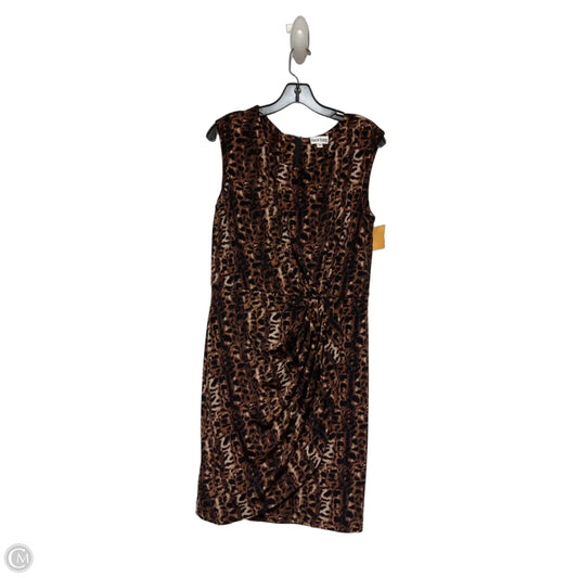 Dress Casual Short By Marvin Richards In Animal Print, Size: M