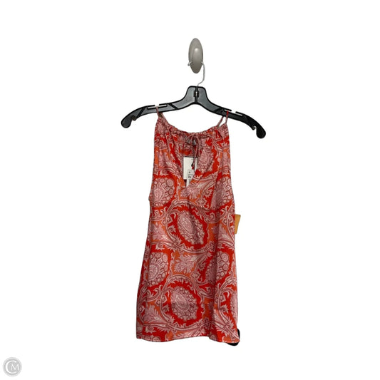 Top Sleeveless By Mng In Paisley Print, Size: Xxs