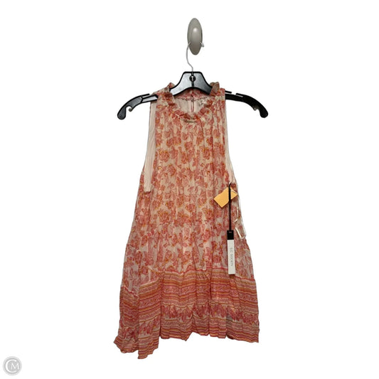Top Sleeveless By Clothes Mentor In Orange & Pink, Size: M