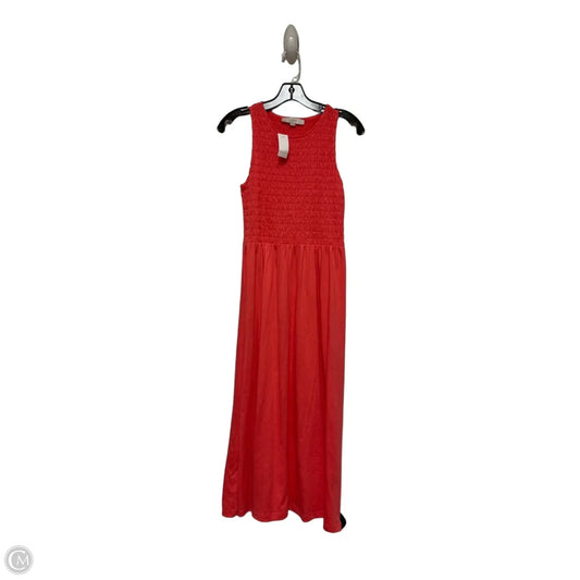 Dress Casual Midi By Loft In Pink, Size: Xs