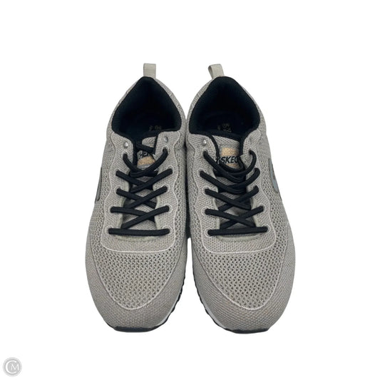 Shoes Sneakers By Skechers In Black & Gold, Size: 7